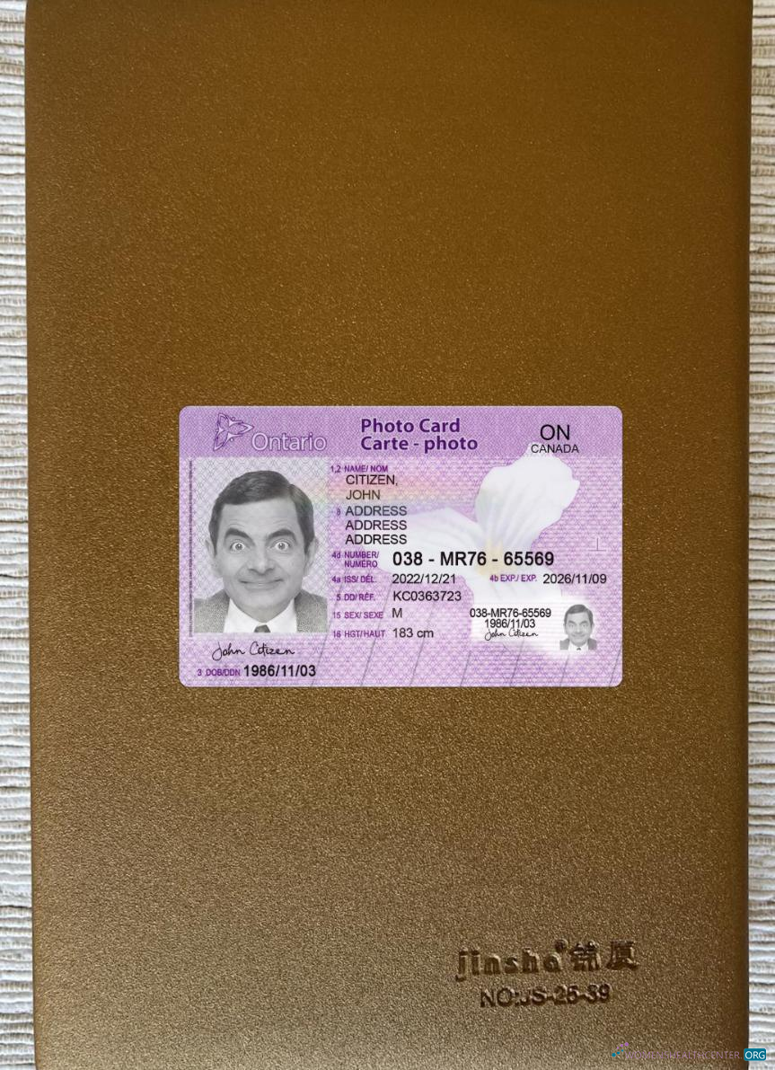 Download Canada Ontario Photo card photolook front Photoshop template